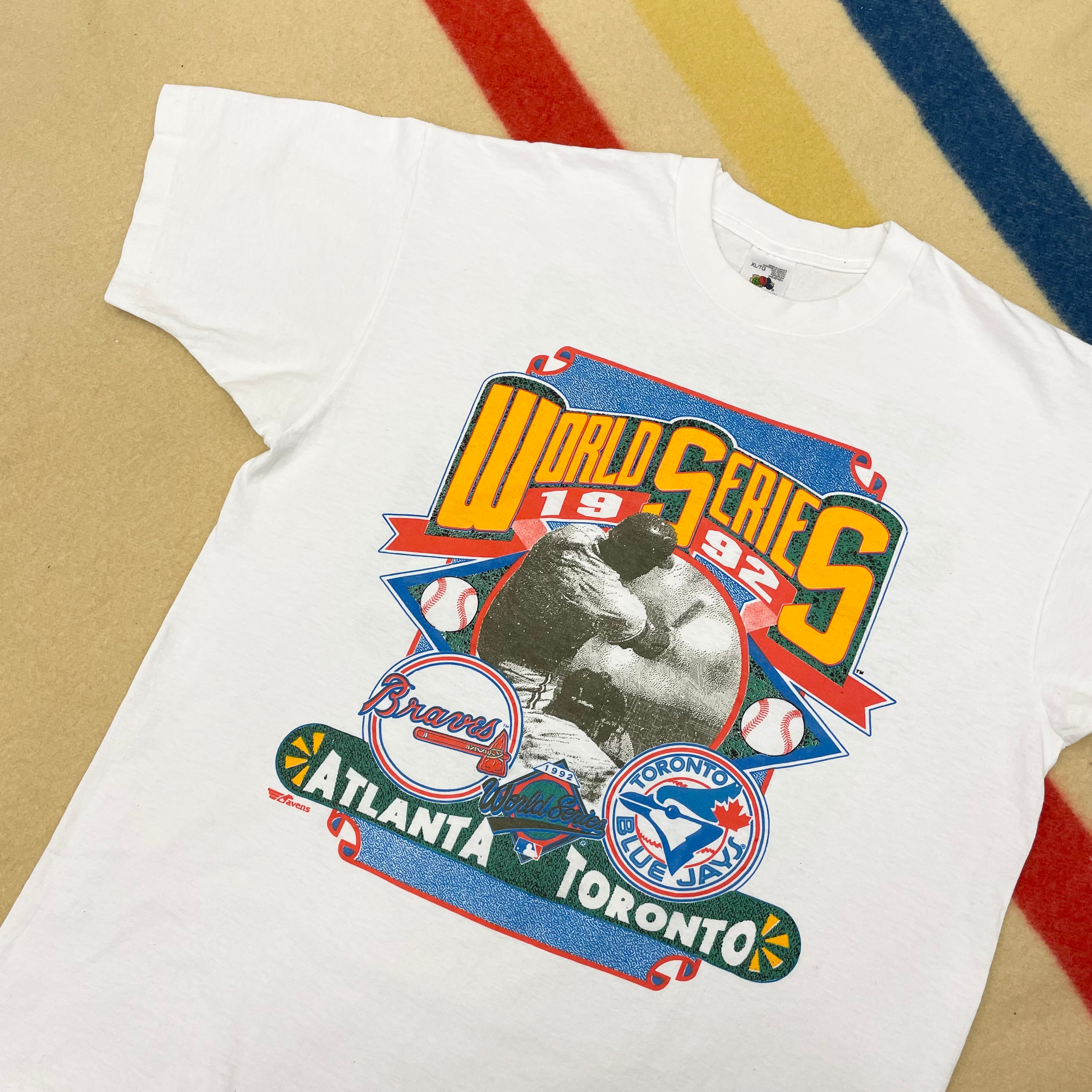 Vintage 90s Atalanta Braves 1992 World Series Shirt 