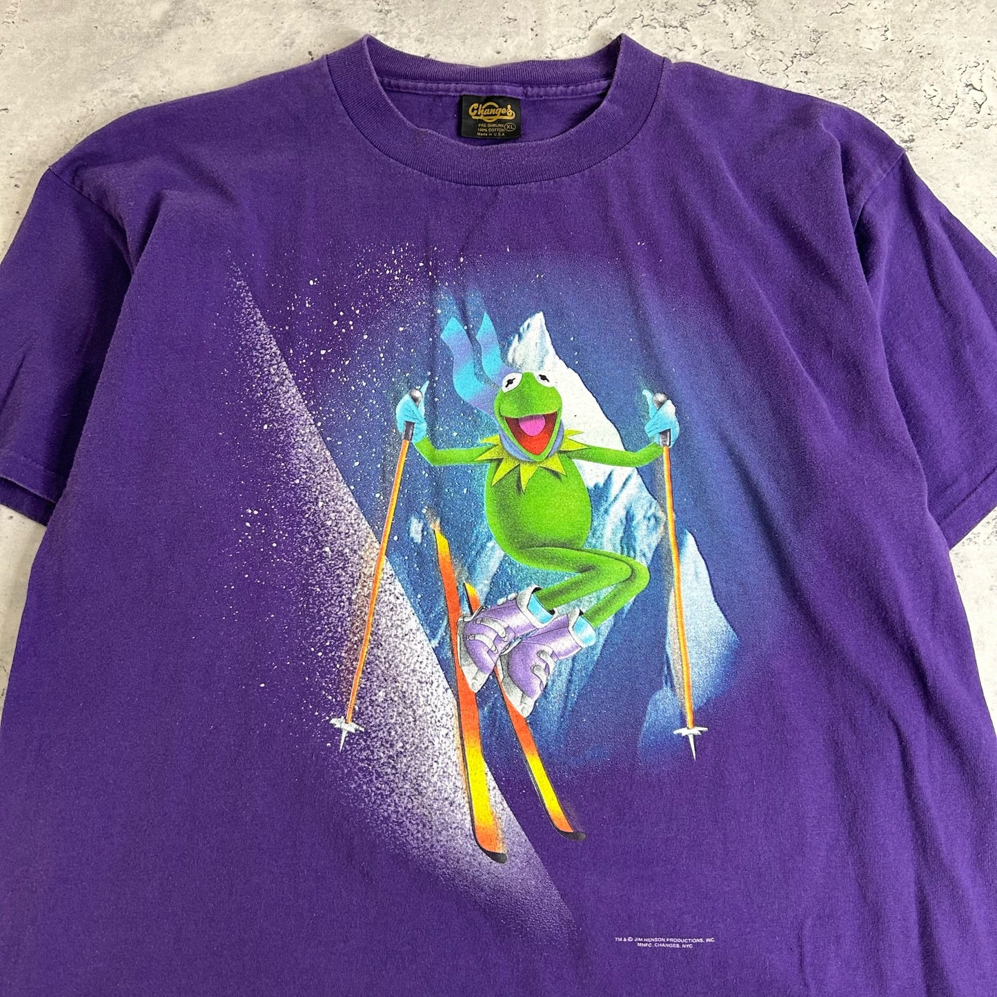 90's Kermit The Frog Ski Shirt size XL