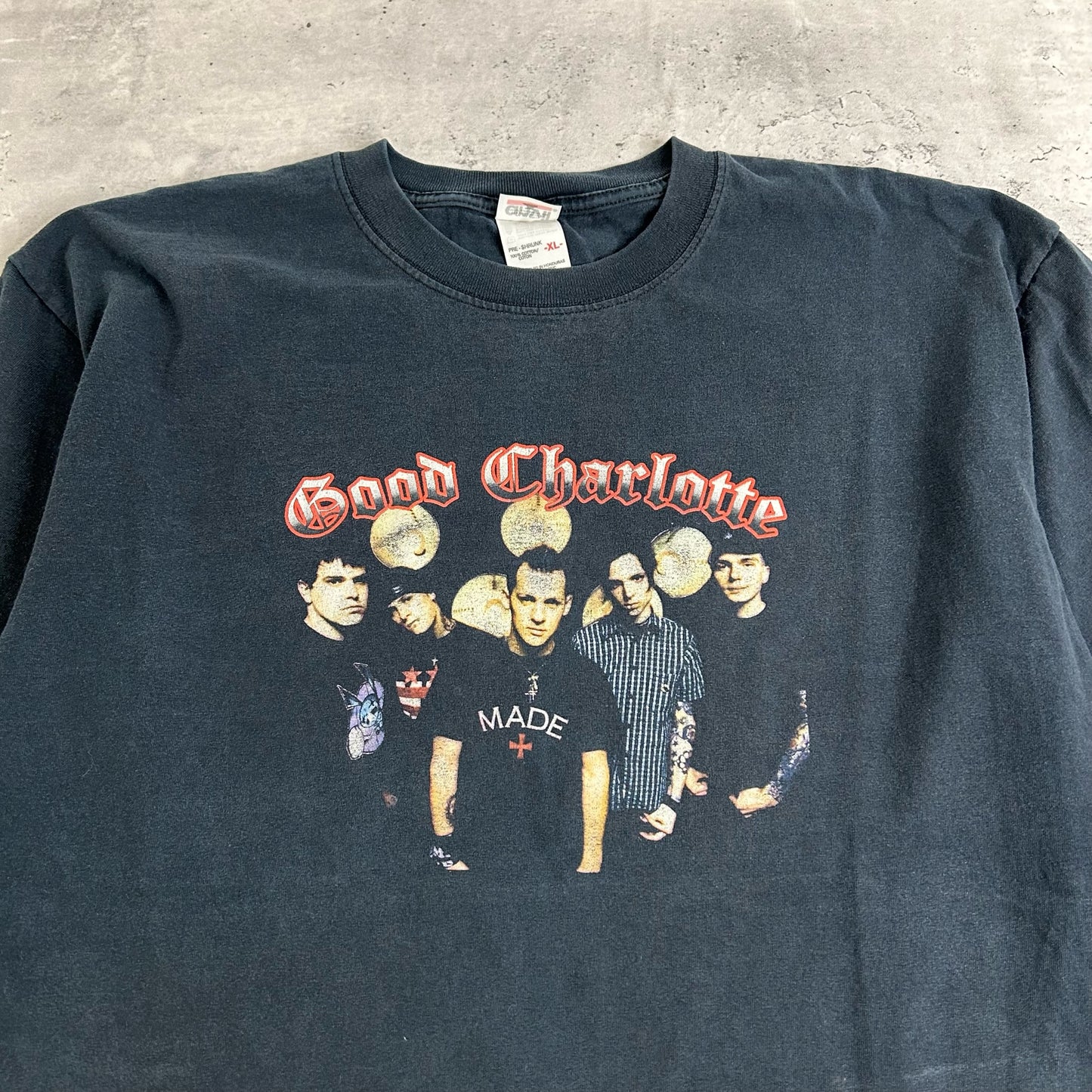 2002 Good Charlotte The Young and Hopeless Tour T-Shirt size XL