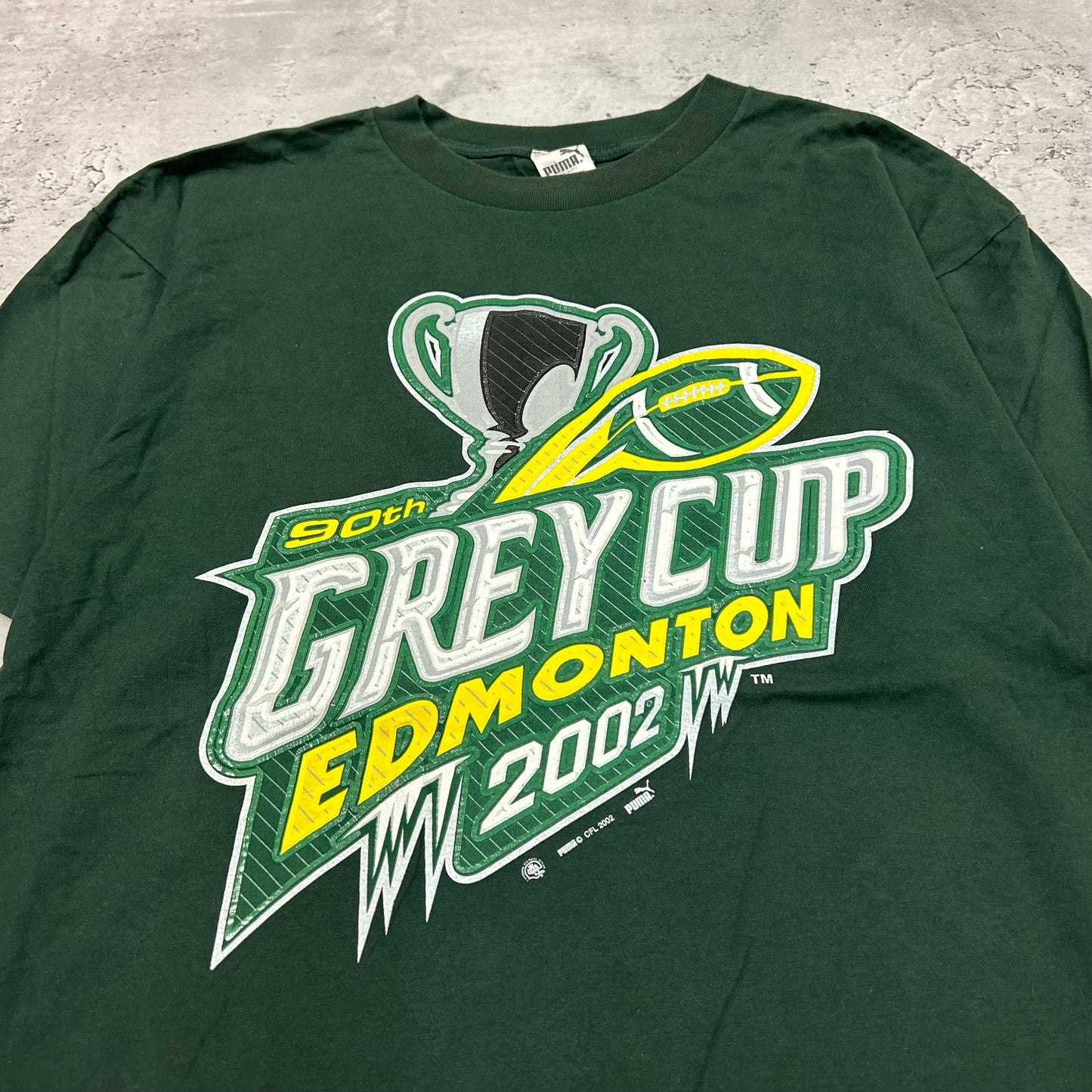 2002 Grey Cup Edmonton T-Shirt size L