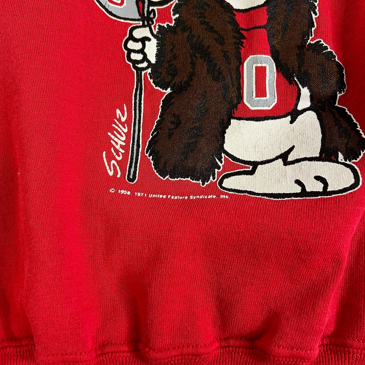 80's Ohio State Buckeyes Snoopy Sweatshirt size S
