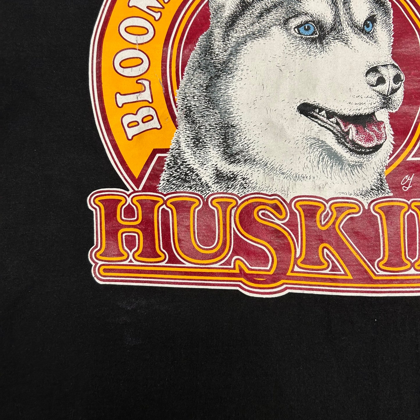 90's Bloomsburg Uni Huskies T-Shirt size XL