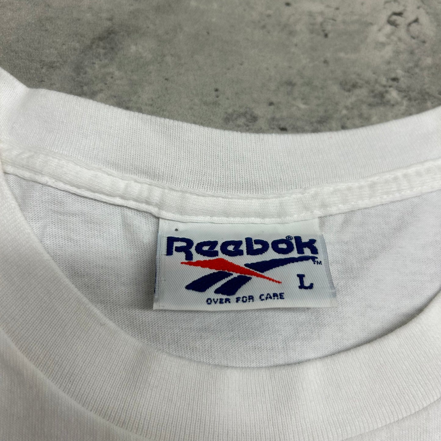 90's Reebok "No Thanks, I'll Walk" Shirt size L