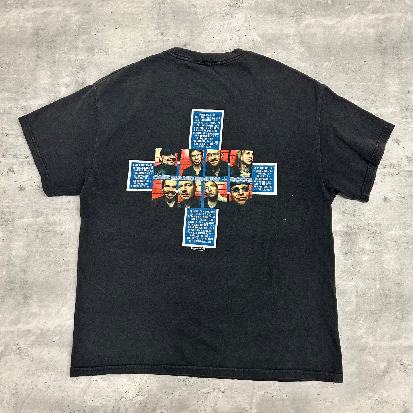 2003 Tim McGraw Tour T-Shirt size L