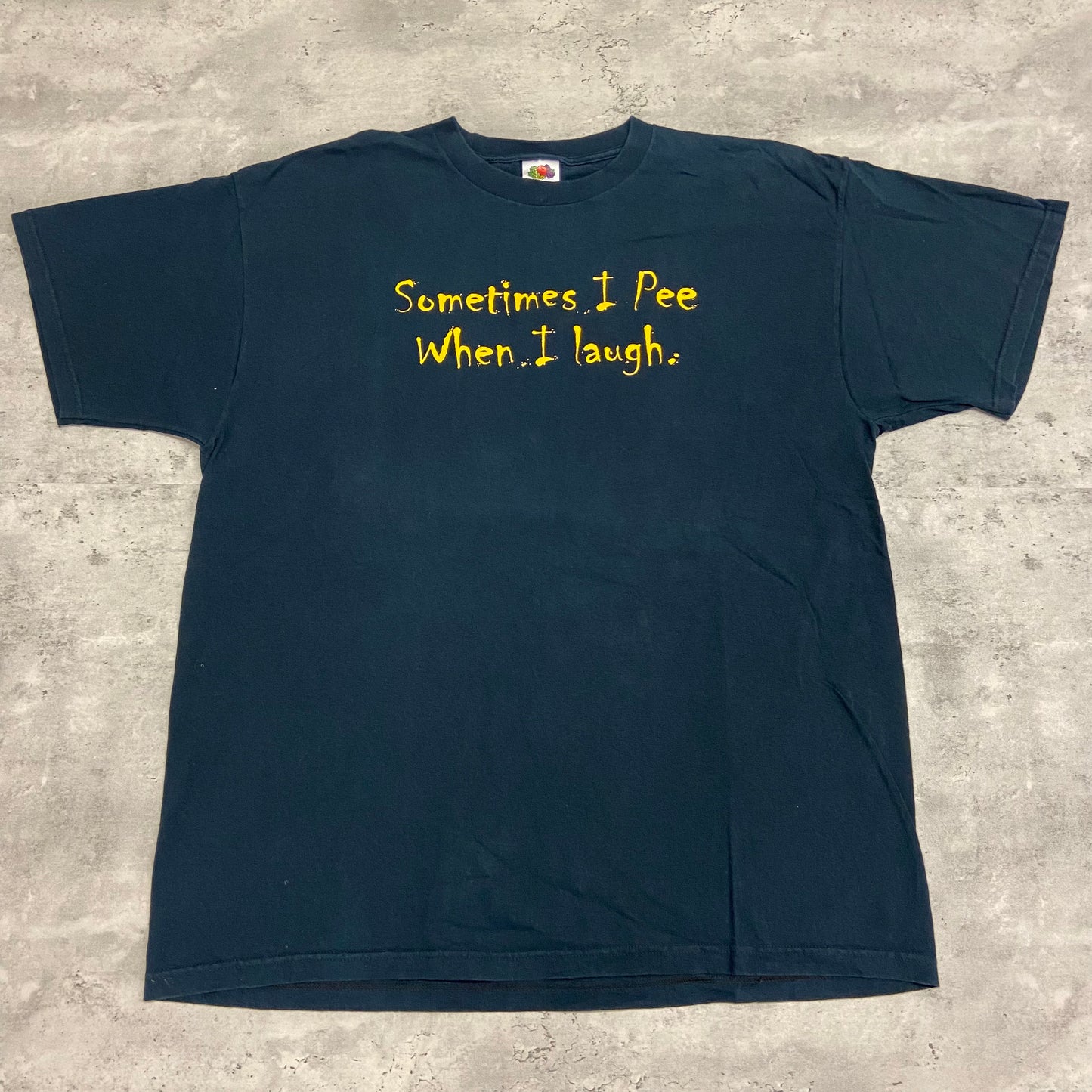 Y2K Sometimes I Pee When I Laugh Shirt size XL