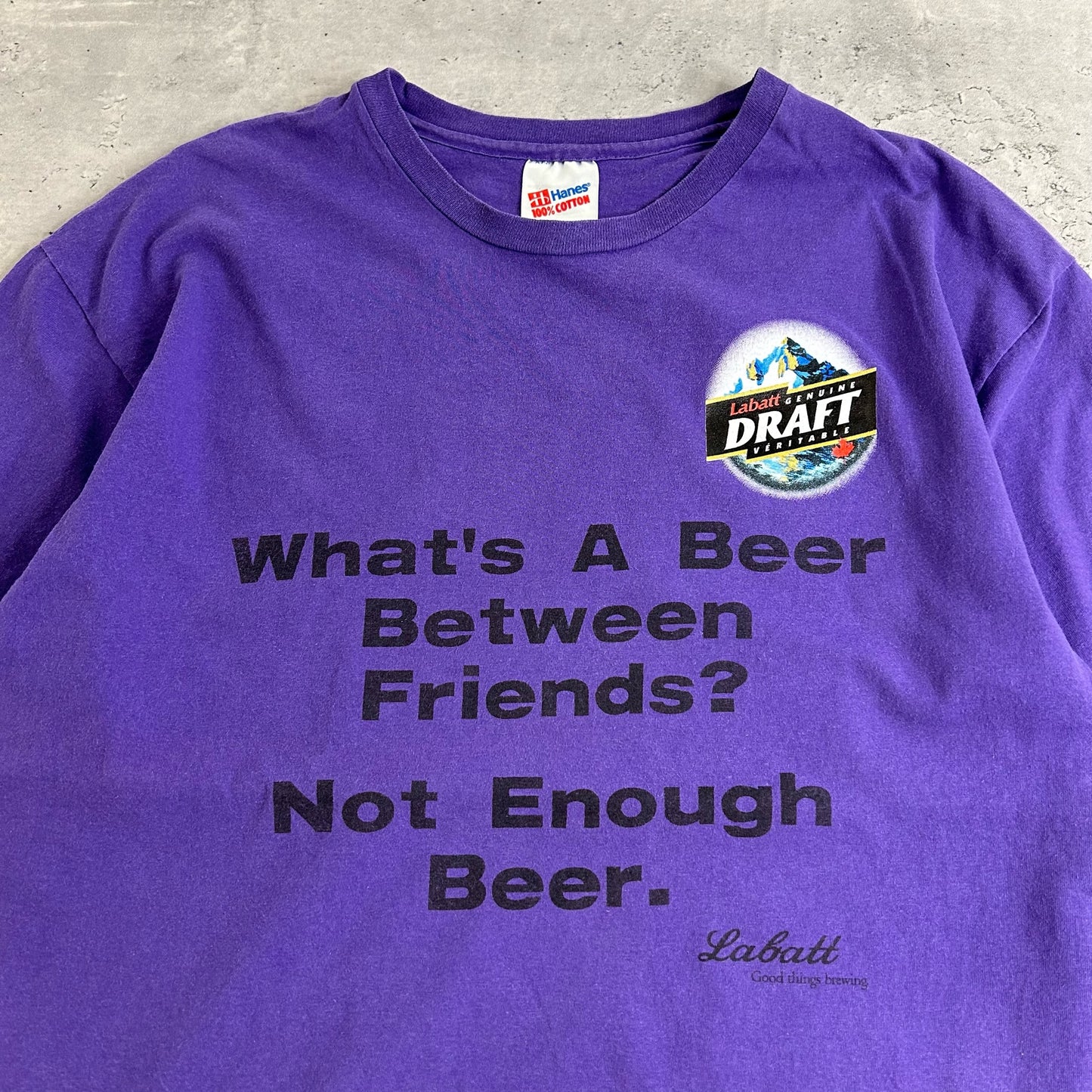 90's Labbatt Genuine Draft T-Shirt size XL